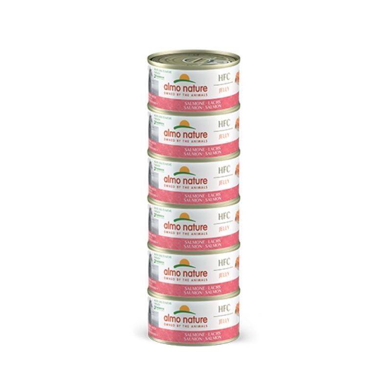 Almo nature cat hfc jelly megapack salmone 6x70gr