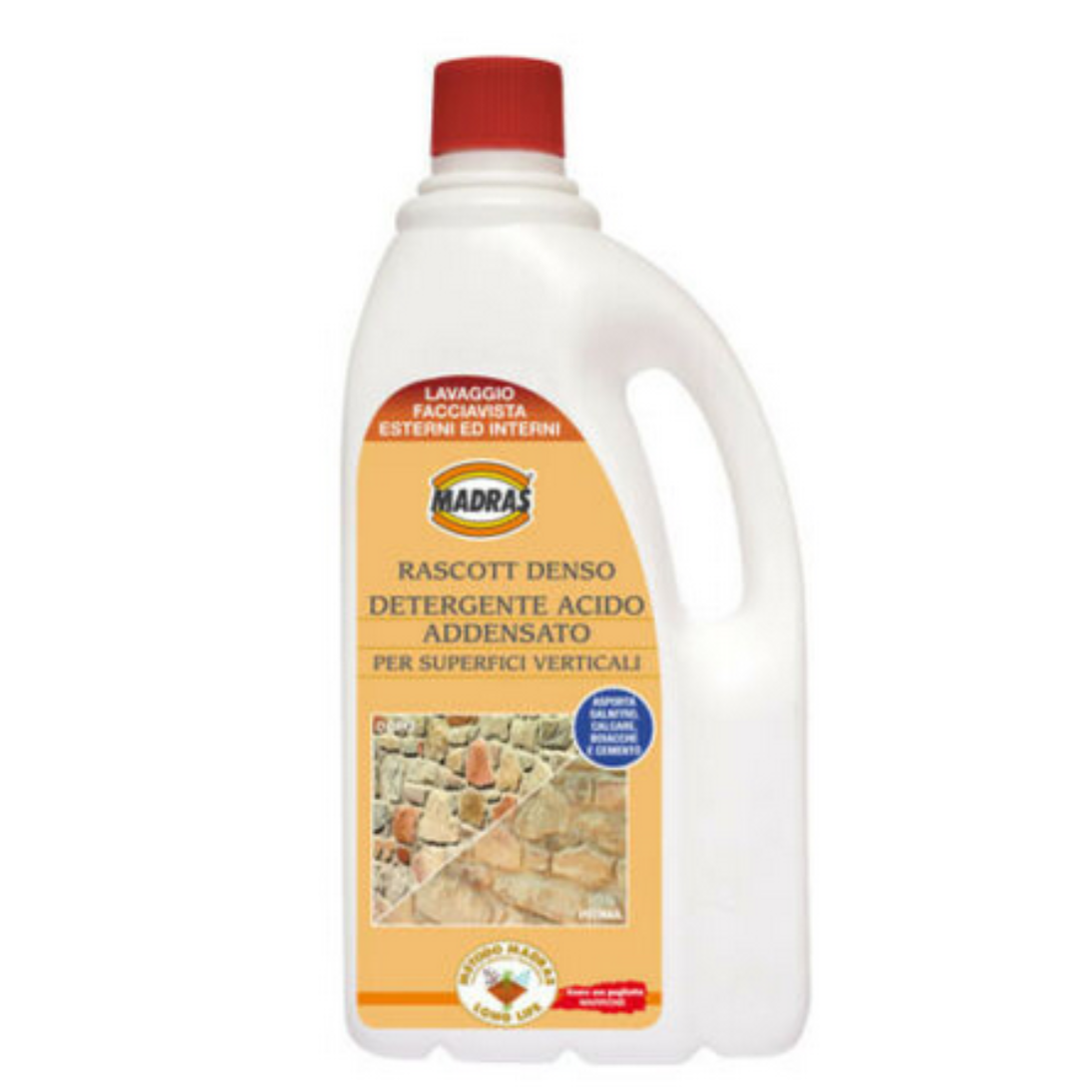 MADRAS RASCOTT DENSO DETERGENTE ACIDO ADDENSATO PER SUPERFICI VERTICALI LITRI 1