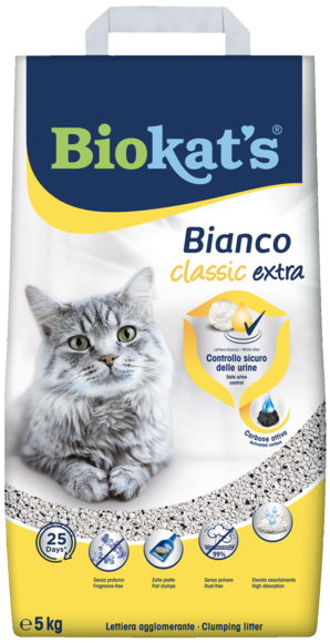 Lettiera Gimborn - Biokat's Bianco Classic Extra 5 KG