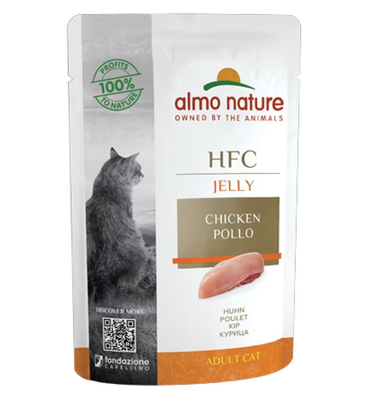 Almo Nature Gatto HFC Jelly busta 55gr Pollo