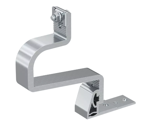 GANCIO IN ALLUMINIO PER TETTI INCLINATI CON RIVESTIMENTO IN TEGOLE RH 52-67 V AL