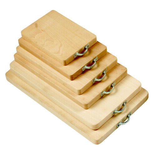 38273 PANETTA TAGLIERE IN LEGNO DI FAGGIO CON MANIGLIA CM. 30x20x3