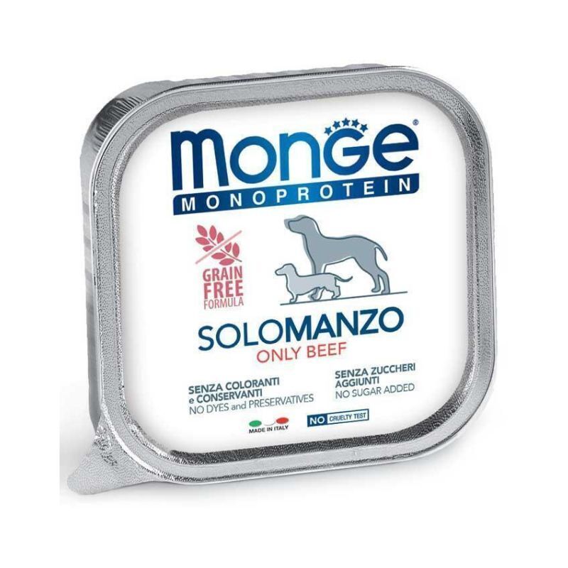 Monge monoprotein paté solo manzo 150gr