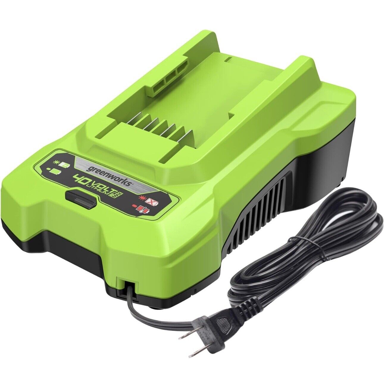 GreenWorks G40C 40V 2Ah Caricabatterie - Verde