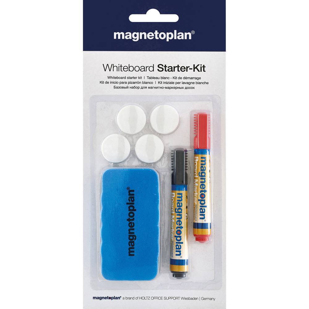 Kit accessori lavagna bianca Whiteboard Magnetoplan Whiteboard Starter Kit