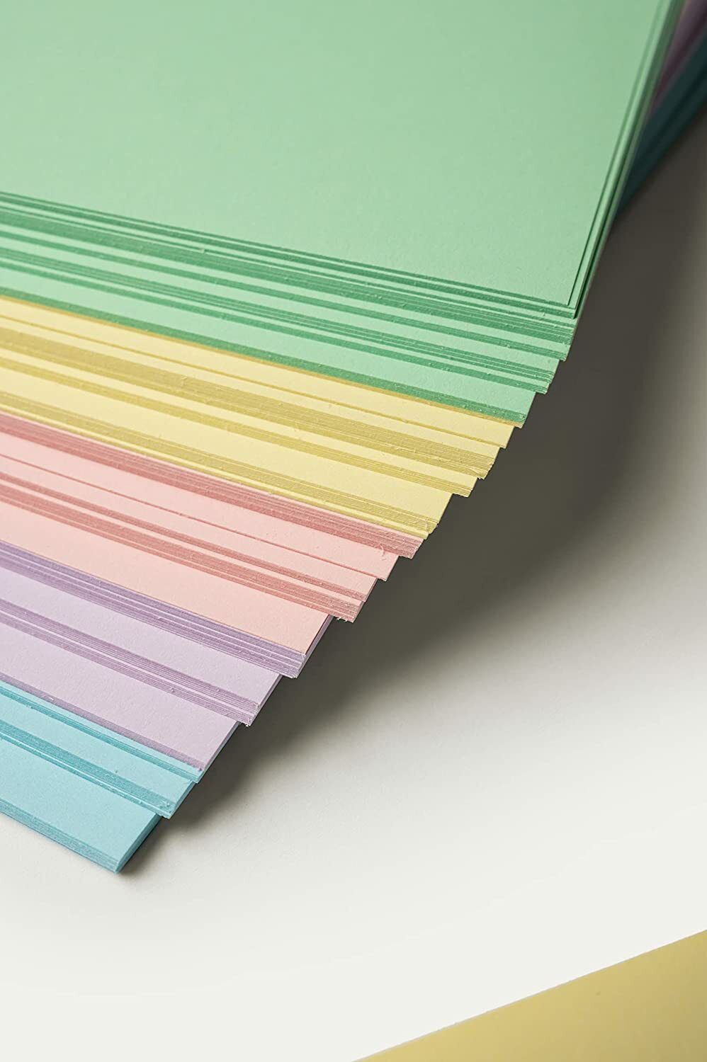 cartoncino colorato a4 200g 50fg Favini RISMACQUA 5 colori tenui pastello assort