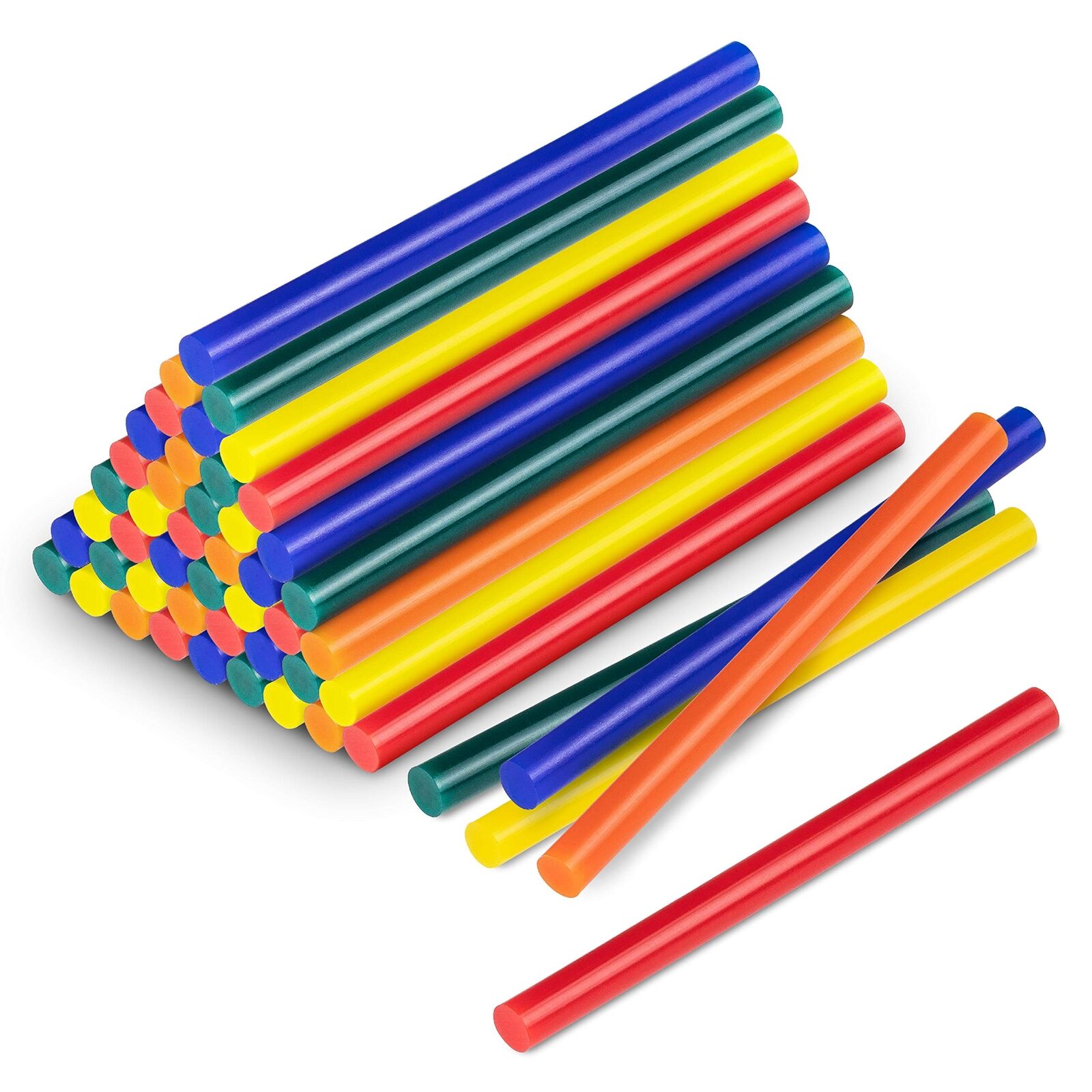 Glue sticks 11mm colorful 50 pcs (k0x)
