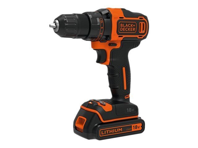 BLACK+DECKER BDCDD186K Drill/driver cordless 2-speed keyless BDCDD186K-QW