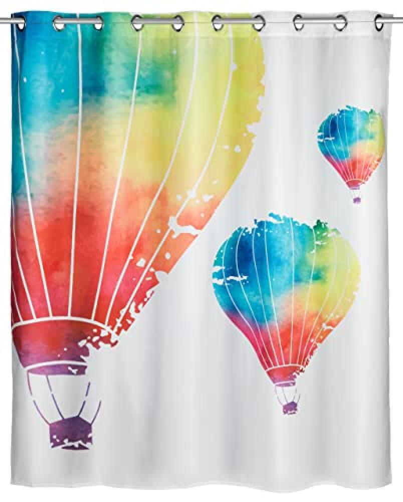 (TG. 180.1L x 199.9A cm (1 Pannelli)) WENKO Tenda doccia antimuffa In the Air Fl
