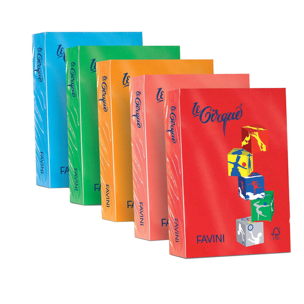 risma carta colorata a3 80g 500fg Favini le cirque arancio forte 30x42 arancione