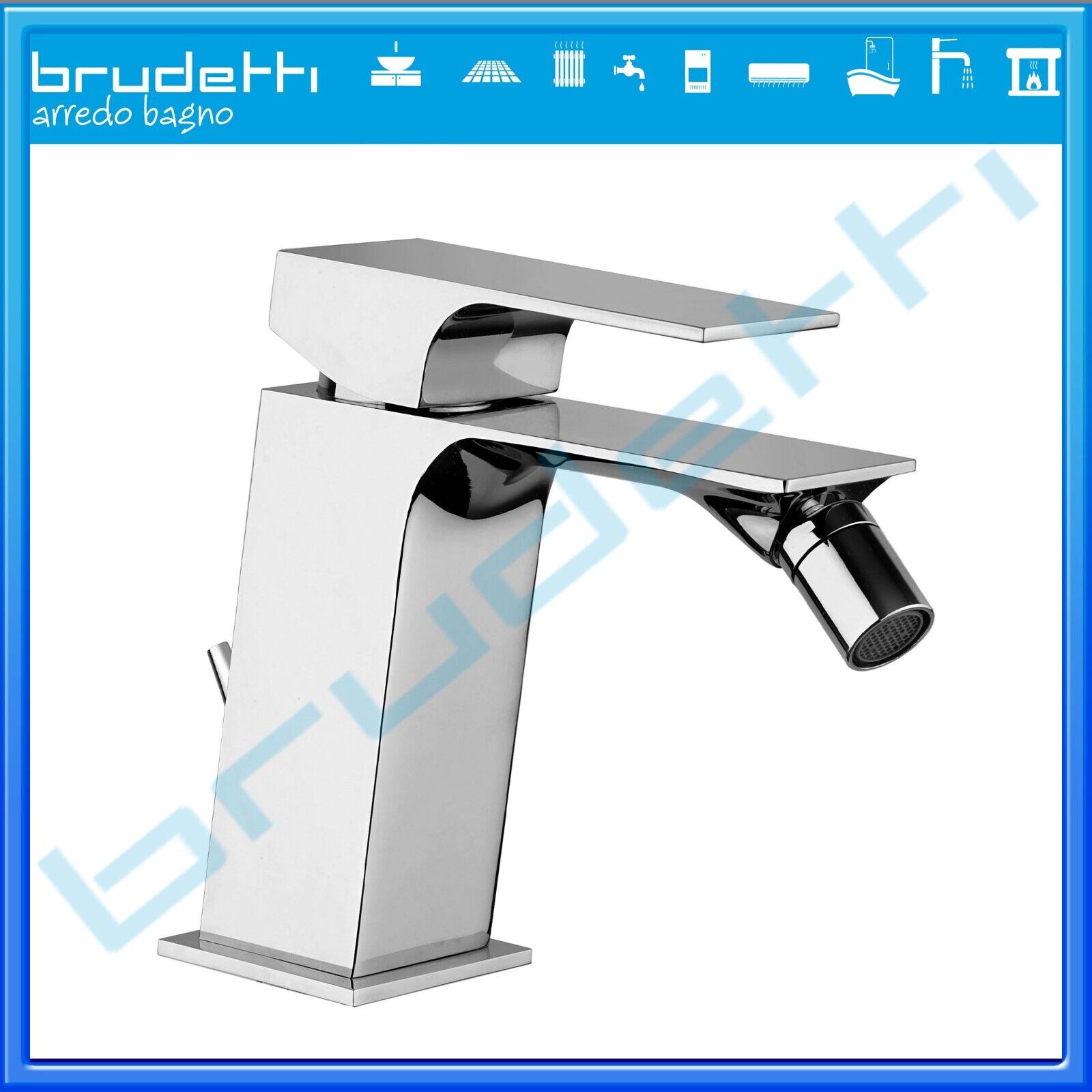 💧 Paini Venti Miscelatore Bidet Scarico Automatico 1" 1/4 Monoforo Cromato