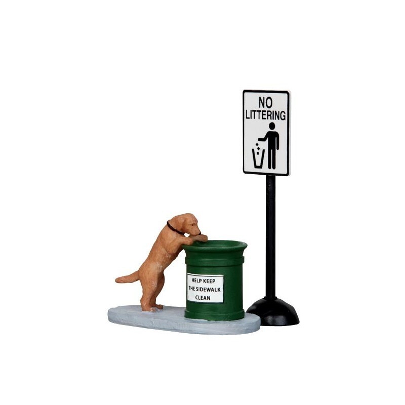 Cane Su Cassonetto - Lemax