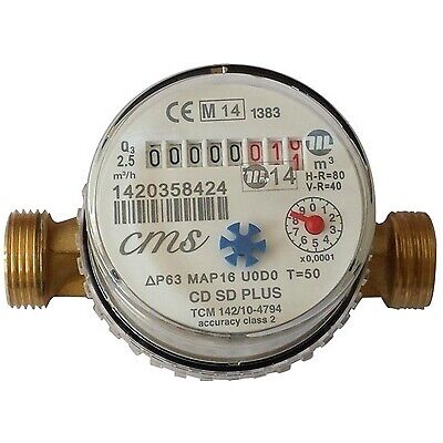 Contatore Per Acqua Fredda Super Dry Asciutto Cms - 3/4"