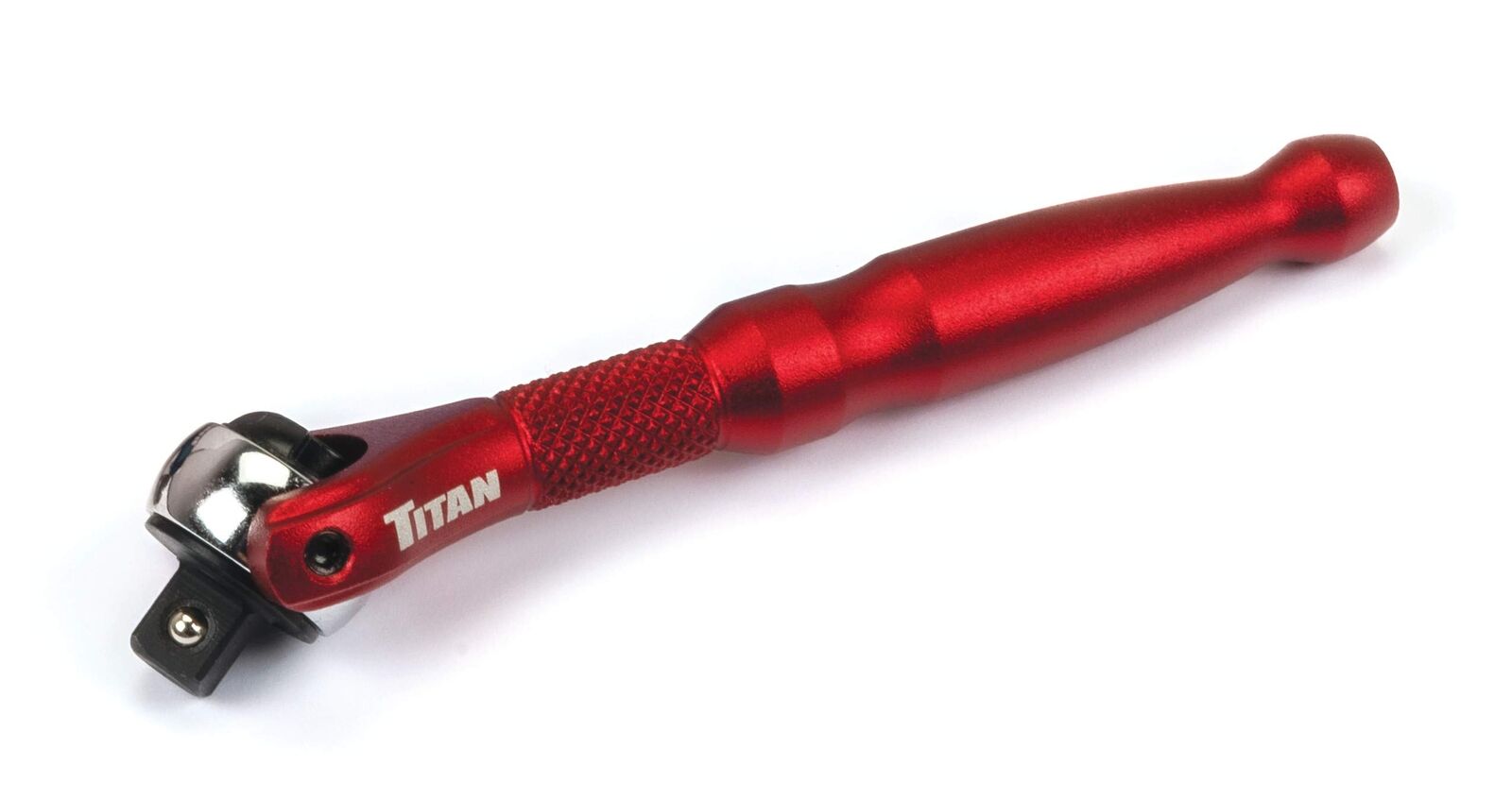 Titan 11320 1/4" Drive x 4" 90-Denti Testa Girevole Micro Cricchetto - (h1v)