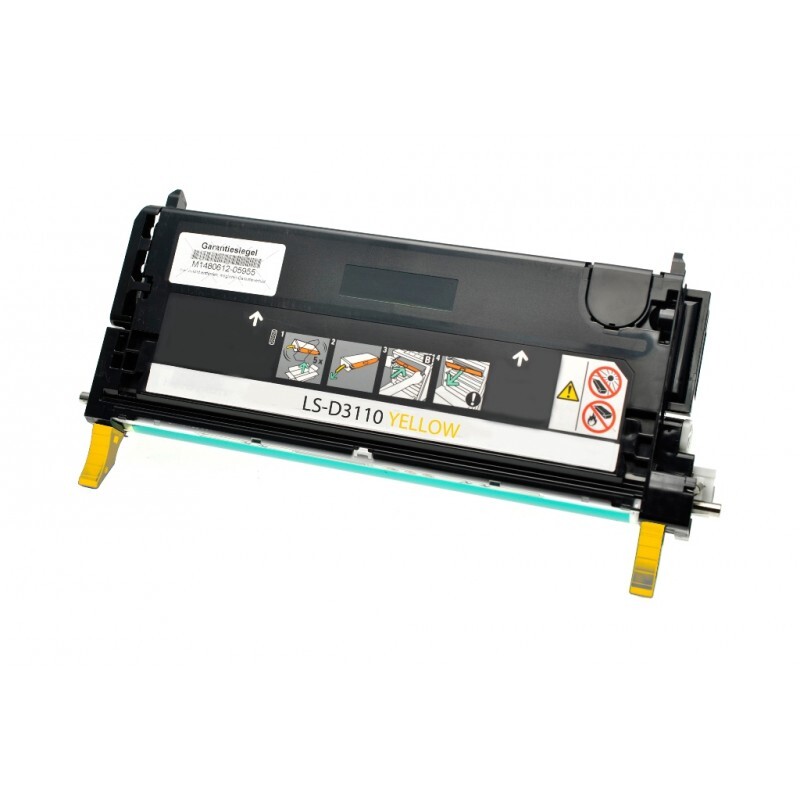 TONER 3110 GIALLO 593-10168 COMPATIBILE PER DELL 3110 3115 CAPACITA 8.000 PAGINE