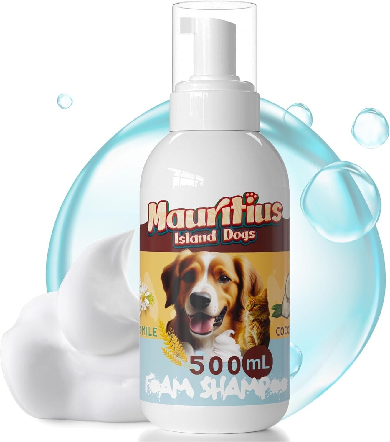 Shampoo Lavaggio Secco peer cani e gatti  Senza Risciacquo Antiparassitario