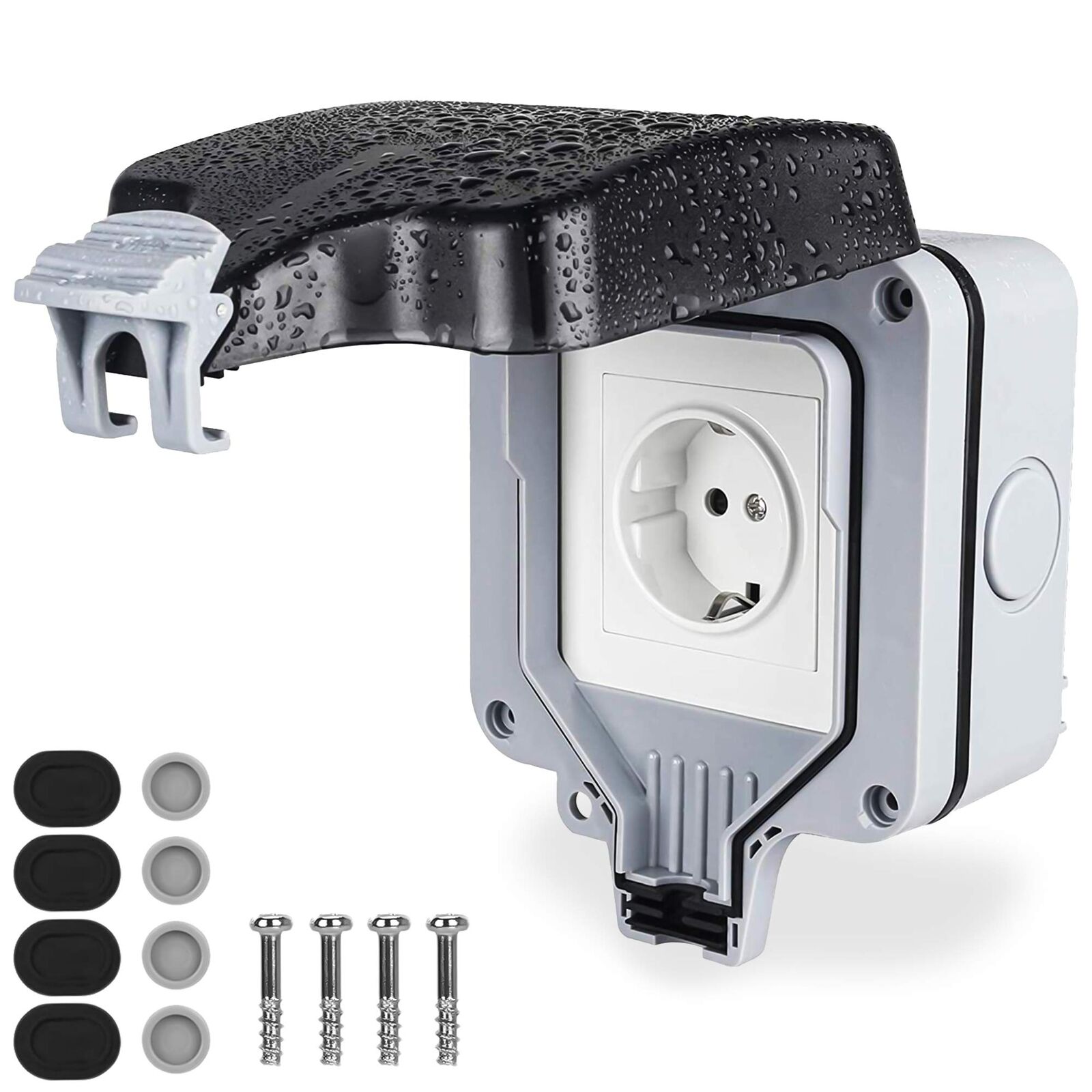 prese esterne resistenti alle intemperie impermeabile switched potenza socket...