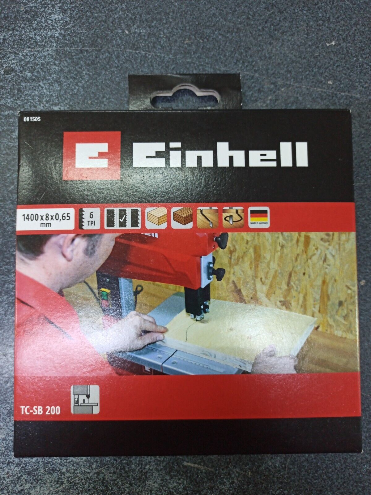 Lama di ricambio per sega a nastro Einhell TC-SB 200 misura 1400 x 8 x 0.65 mm