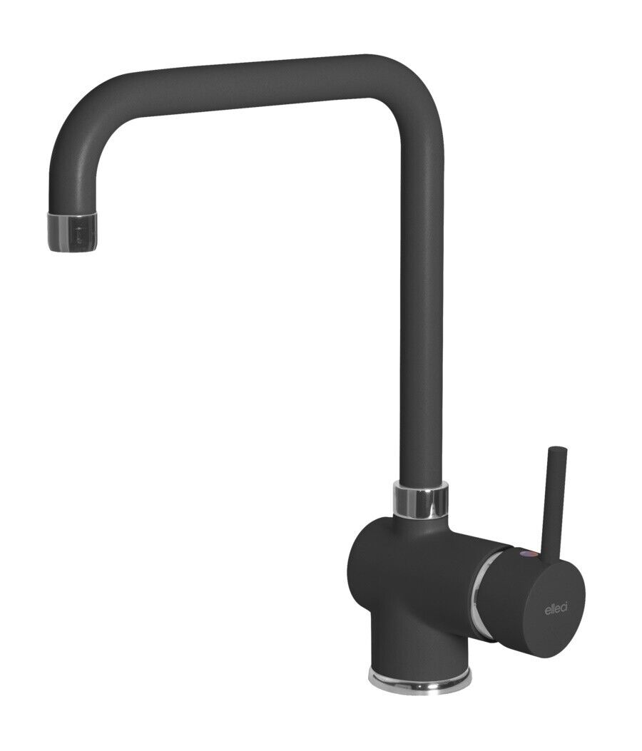 Miscelatore Cucina monocomando con canna girevole Nero 40 SENNA Elleci MGKSEN40