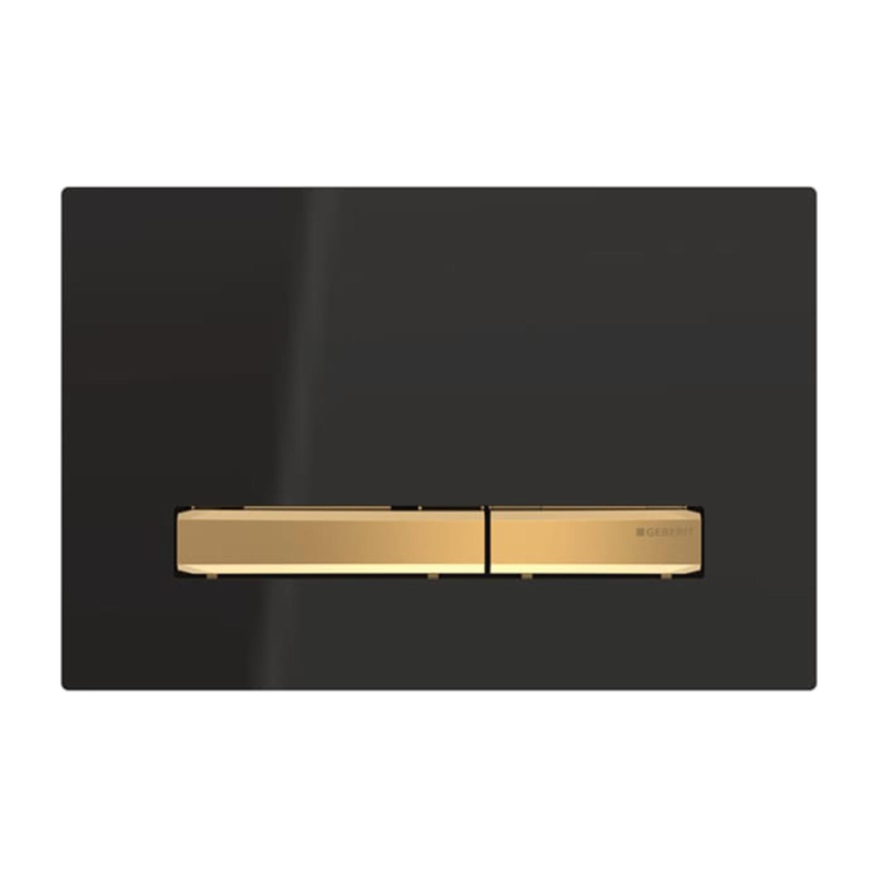 SIGMA50 NERO OTTONE PLACCA DI COMANDO PER CASSETTA GEBERIT