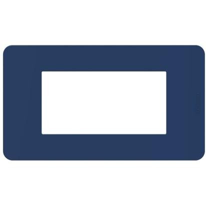 Matixgo - Placca 4P Blue ( BTICINO cod. JA4804TB )