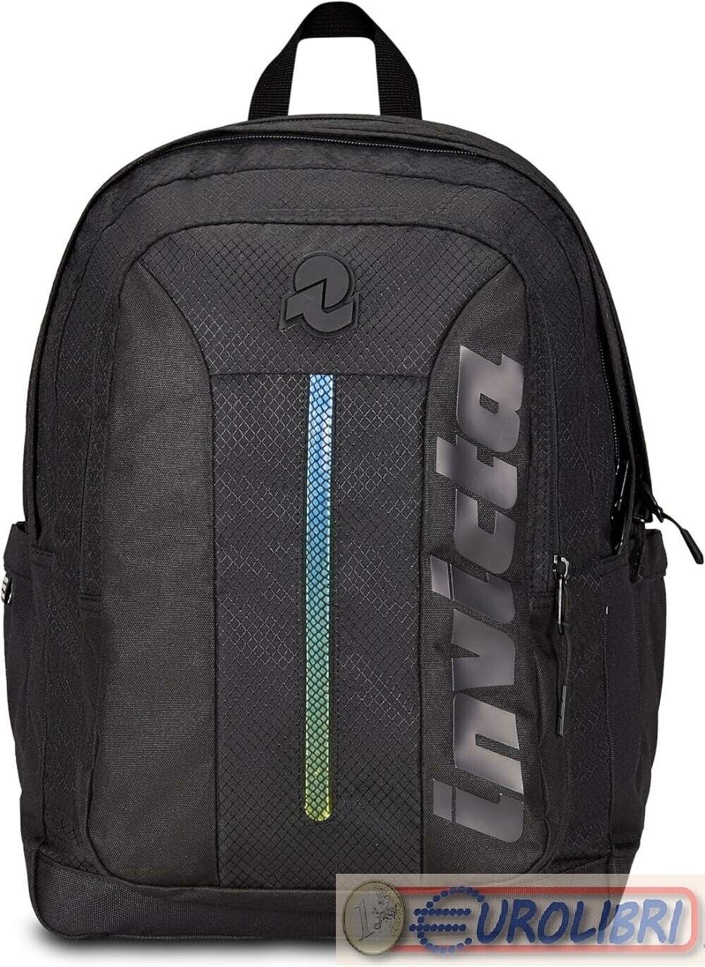 ZAINO JELEK UP GRS INVICTA CON LED JET BLACK