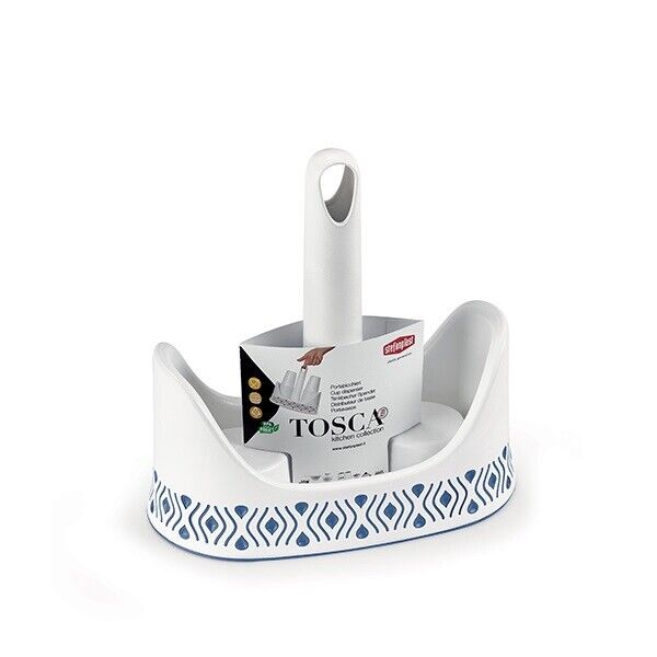48909 STEFANPLAST PORTABICCHIERI TOSCA BIANCO/PALACE BLUE