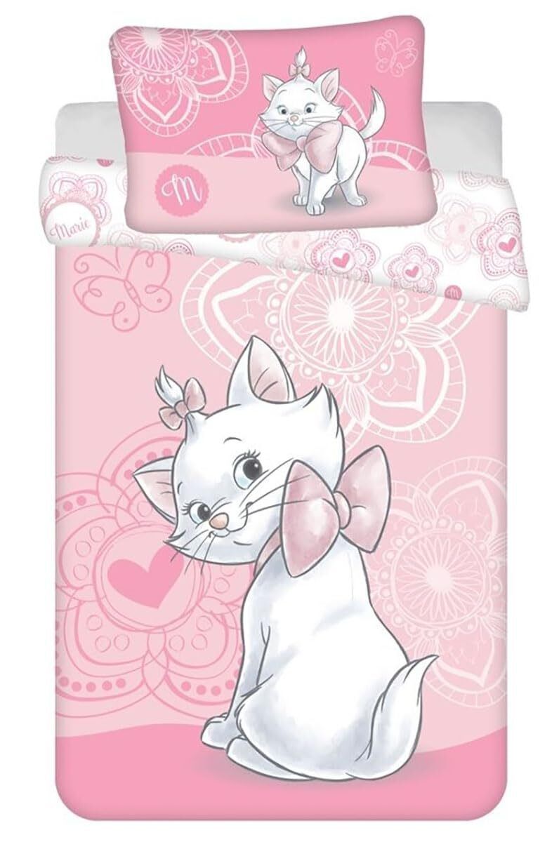 Jerry Fabrics Parure da letto Marie Aristogatti 100% cotone copripiumino 100 ...