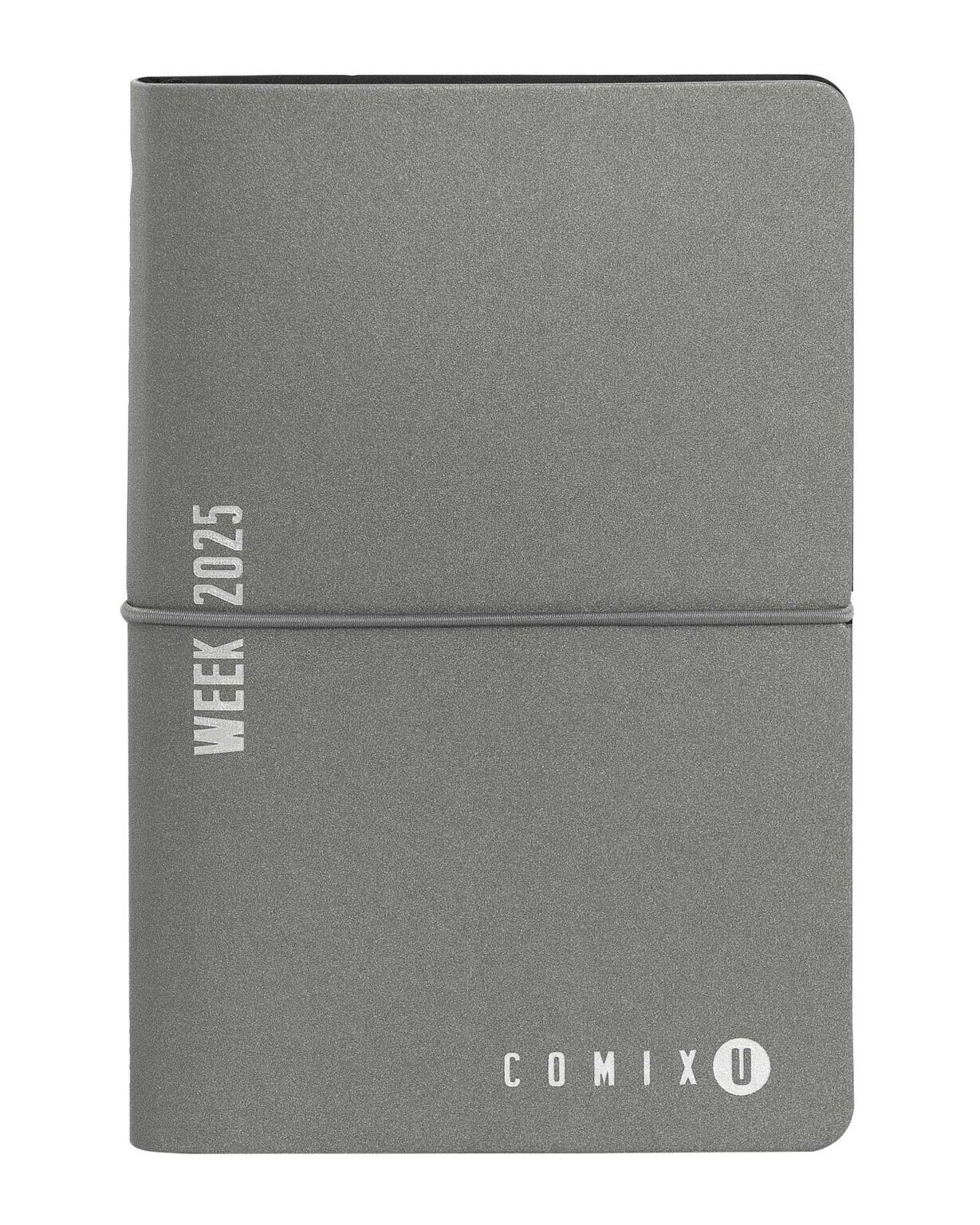 AGENDA settimanale COMIX U week MEDIUM da 12 mesi 2025 diario GRIGIO
