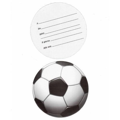 10 INVITI CALCIO COMPLEANNO