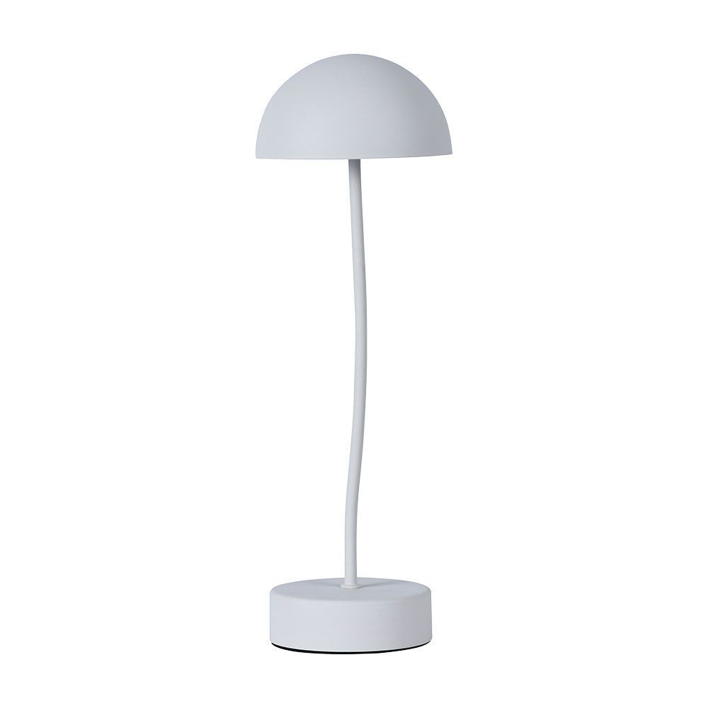 V-TAC VT-7574 Lampada da Tavolo LED ricaricabile 3W colore bianco con USB C Touc