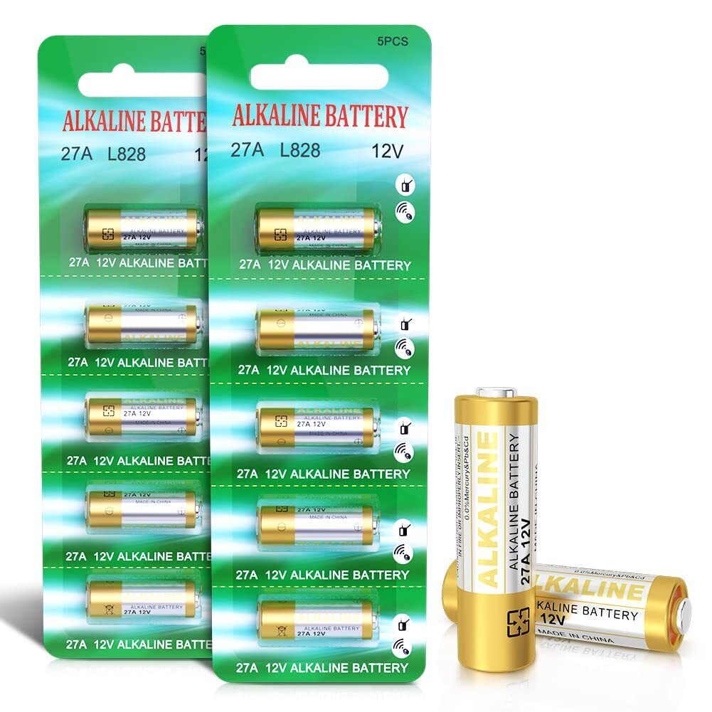27a 12v Batterie Alcaline V27A LR27A MN27 L828 A27 12V Batteria per Telecoman...