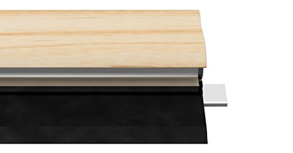 Stormguard 14SR5481219WO 1219 mm soglia Brydale x automatico porta di legno  le