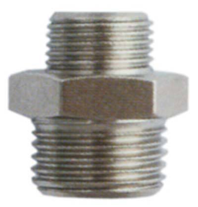 59575 NIPPLES IN OTTONE PER ARIA COMPRESSA M/M CONICI ART.AC33N 3/8x3/8