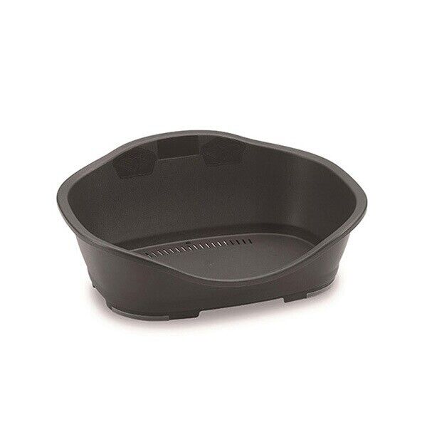45948 Stefanplast Lettino per cani di grossa taglia sleeper 5 Grigio cm 96x68x37