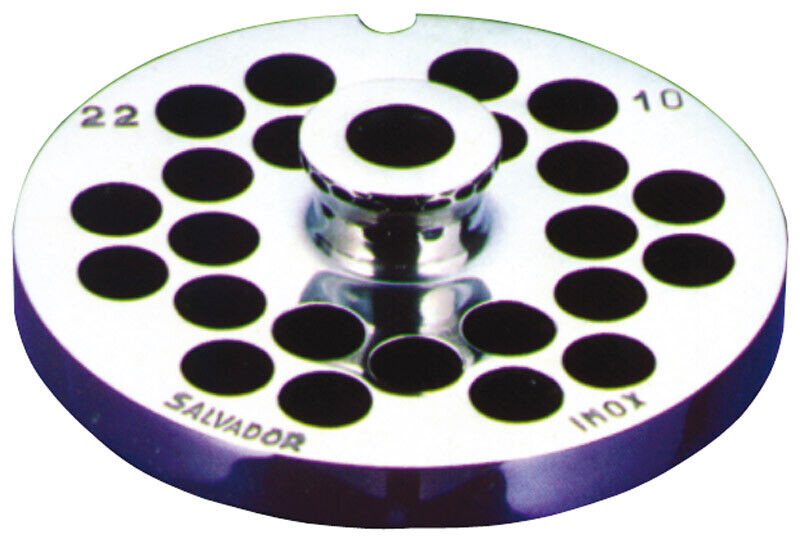 Trafila per tritacarne inox per porkert e reber nØ 22 (Ø  8 - 48 fori) -