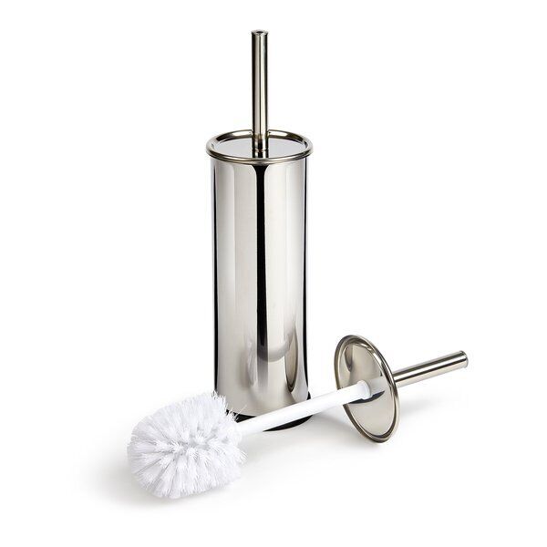 Portascopino Perfetto Vic Ø 9,5xh.27 cm. inox 0526