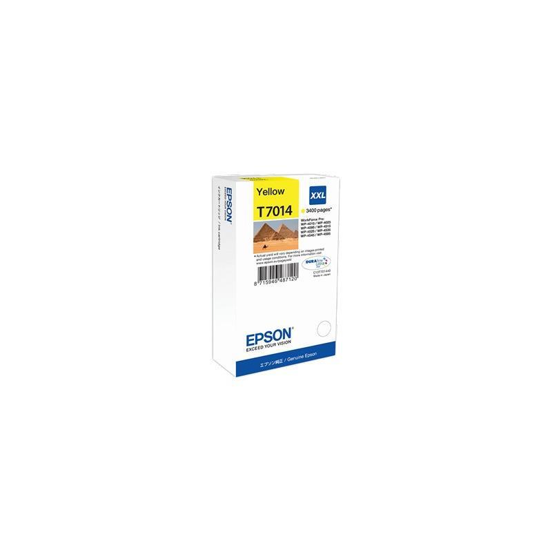 ORIGINALE EPSON T7014XXL GIALLA C13T70144010 PER EPSON Workforcepro 4015DN,4515D