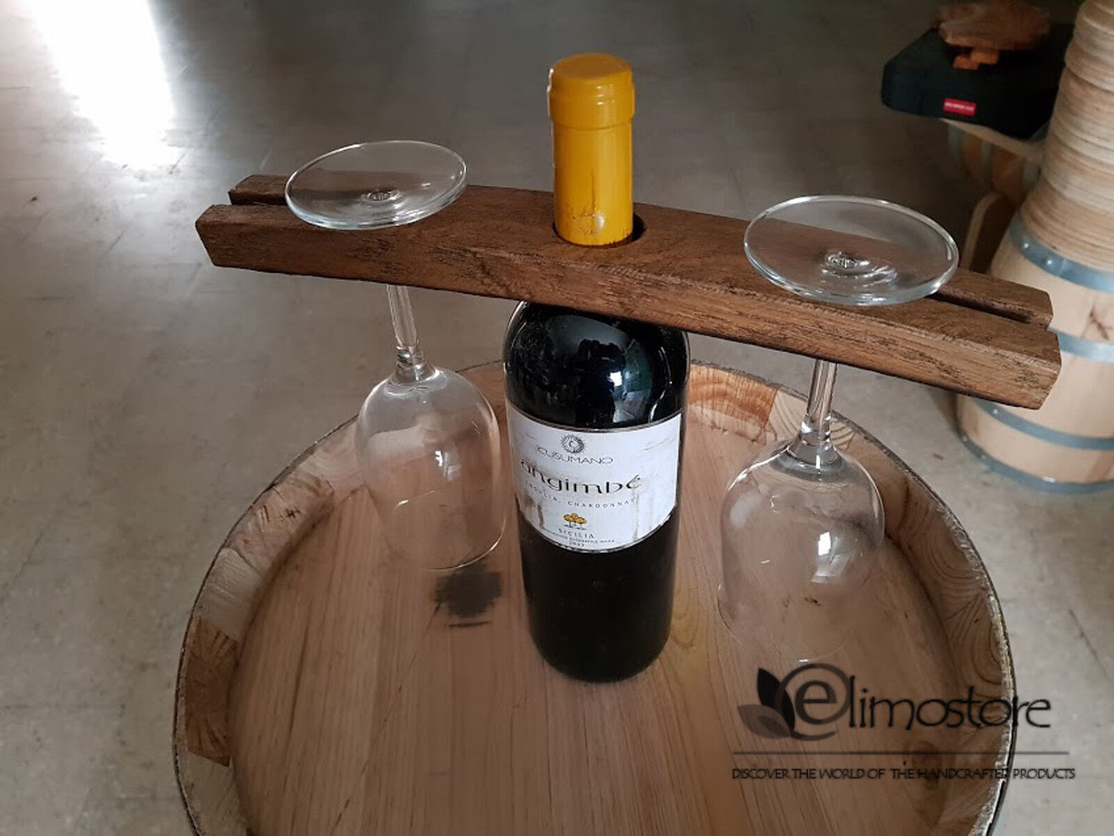 Portabottiglia legno Doga botte  botte castagno o rovere