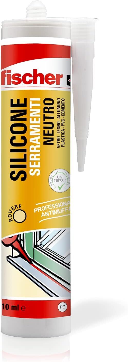 SILICONE SIGILLANTE SNF - ROVERE - 310 ml - FISCHER 571331
