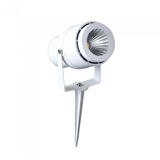 V-TAC VT-857-W-N Picchetto giardino faretto led cob 12W 920LM 20° orientabile co