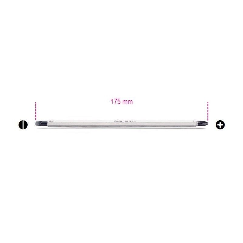GIRAVITE BIVALENTI PER VITI A TESTA CON INTAGLIO E PHILLIPS® PH 0 ART. 1281LPH