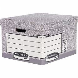 1436153 Bankers Box FSC System Large Heavy Duty Storage Box Pack of 10