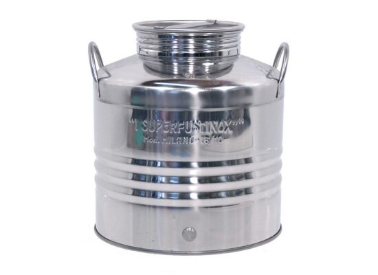 Fusto Acciaio Inox 30 l basso