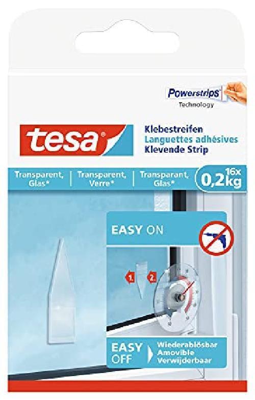 tesa Adhesive Strips for Transparent & Glass 0.2kg