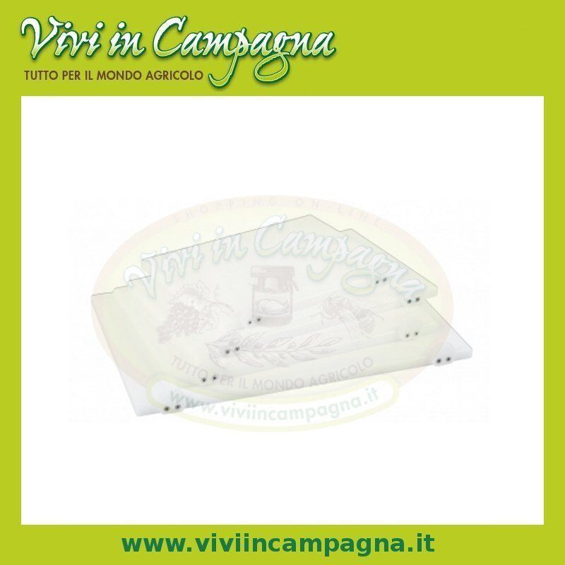 Tagliere bianco in polietilene cm 50 x 30