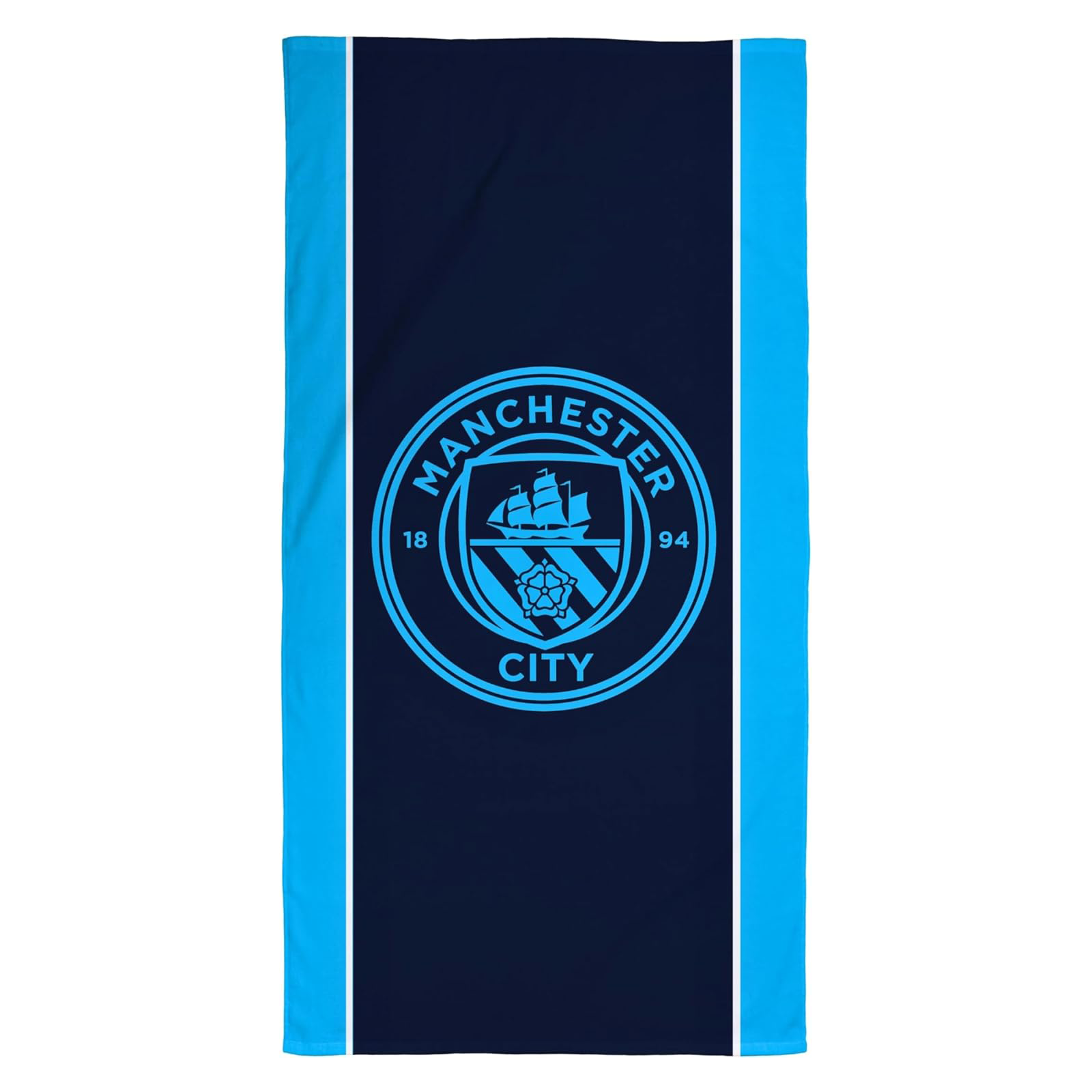 Manchester City FC Asciugamano Distintivo Calcio Morbido Cotone Bambini Piscina