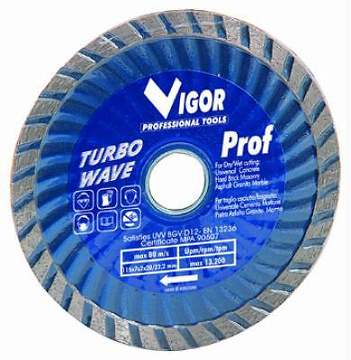 13858 DISCO DIAMANTATO TURBO-WAVE PROF BLU DIA.MM.115