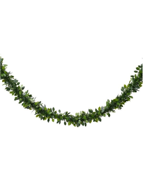 Addobbo Di Natale Ghirlanda Con Agrifoglio 270cm