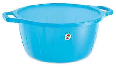 40861 Bacinella In Plastica bombata Azzurra diam. cm. 40